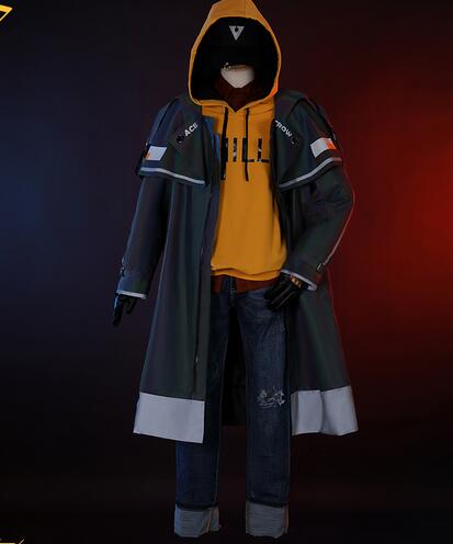 Honor of Kings Liu Bei Cosplay Time Difference Lover Costumes Daily Trench Sets