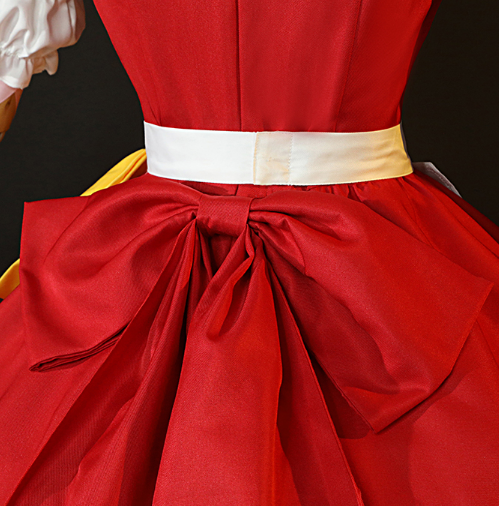 COWOWO Anime!Touhou Project Flandre Scarlet Halloween Maid Dress Lovley Uniform Cosplay Costume Party Role Play Outfit Women NEW