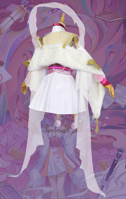 Brand New Anime Game King Of Glory Chang E Cosplay Costume Dress Sleeves Glovse Daily Carnival Party Festival Uniform Gift