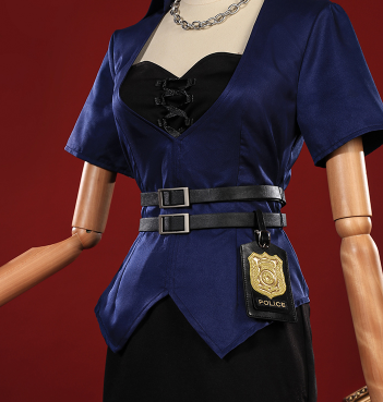 Anime Cosplay My Dress-Up Darling Kitagawa Marin Policewoman Cosplay Costume Woman Sexy Jumpsuits Dress Cosplay