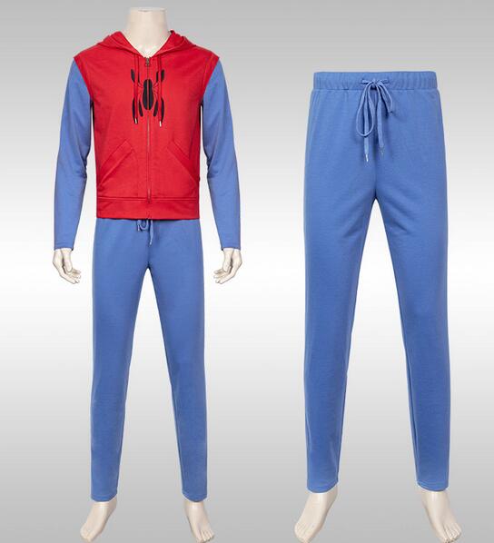 Peter Parker Costume Cosplay Spiderman Movie Spider-Man: Homecoming Cosplay Costume Halloween
