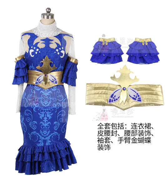 COWOWO Anime! Identity V Emily Dyer Doctor Skin Midsummer Firefly Game Suit Elegant Dress Uniform Cosplay Costume Party Outfit