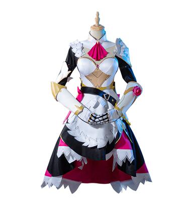 Genshin Impact Noelle Cosplay Costume Uniform Wig Anime Halloween High-quality Costumes for Women Game