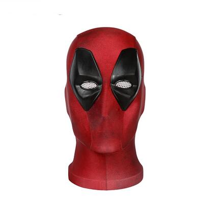 Movie Deadpool Cosplay Wade Wilson Cosplay Costume Deadpool Printed Jumpsuit Red Bodysuit Halloween Superhero Costume