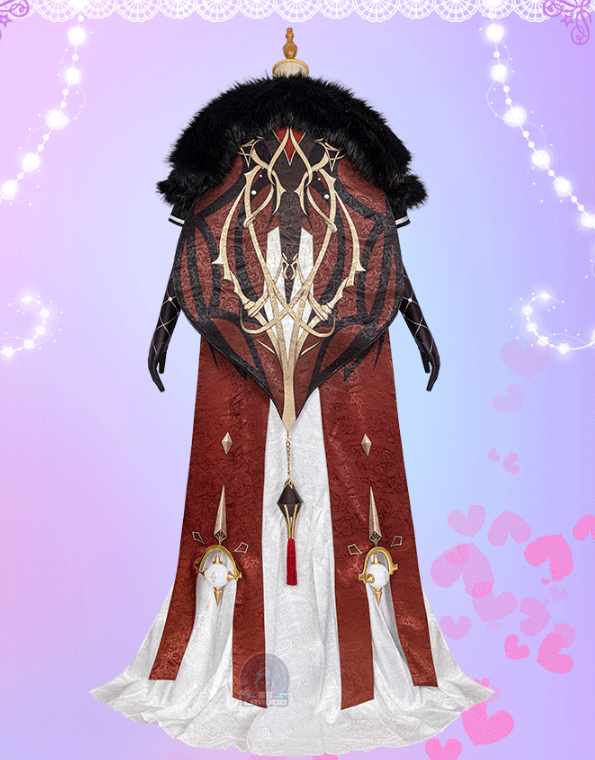 Genshin Impact La Signora Cosplay Costuems The Fair Lady Adult Woman Game Cloak Lolita Dress Outfits wtih Headwear