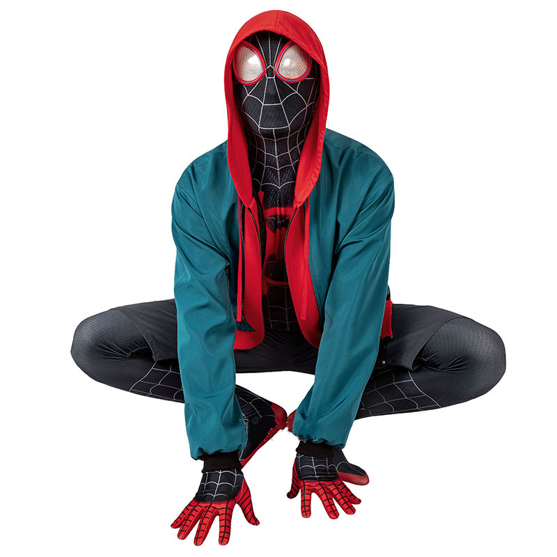 The Amazing Costume Halloween TASM2 Zentai Cosplay Suit 3D Print Halloween Costume Bodysuit includes helmet