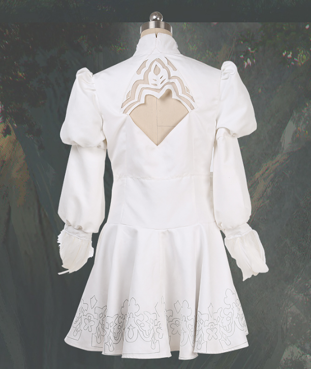 Athemis NieR Automata Cosplay Costumes YoRHa No. 2 Type B Cosplay Costume 2b Set White Black Red Set Custom Made Size