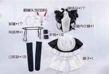 Anime Costume Fate/Grand Order FGO Shuten-douji Maid Dress Lovely Uniform Cosplay Costume Halloween New
