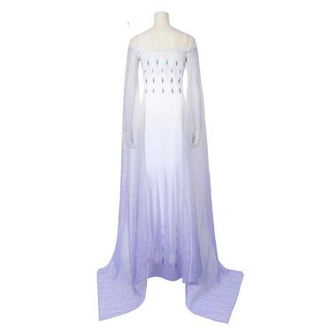 Ice Snow Queen 2 Cosplay Elsa Costume Adult Women Stage Princess Dress Fancy Halloween Carnival Party Gown
