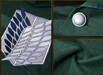 DokiDoki-SR Anime Attack on Titan Cosplay Mikasa Ackerman Shingeki no Kyojin Eren/Levi Anime Cosplay Attack on Titan