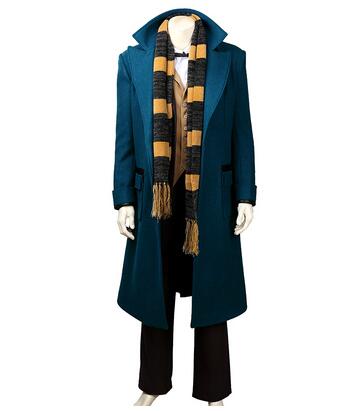 Fantastic Beasts and Where to Find Them Newt Scamander Coat Suit Cosplay Halloween Christmas Party Costume