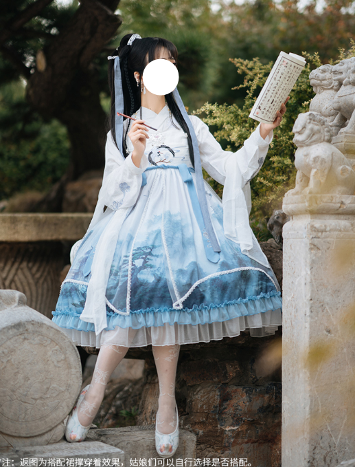 DokiDoki-SR Anime Dao Mo To Shi Cosplay Costume Lan Wangji Doujin Gril Dress Mo Dao Zu Shi Anime Lan Wang Ji Lotia Cosplay