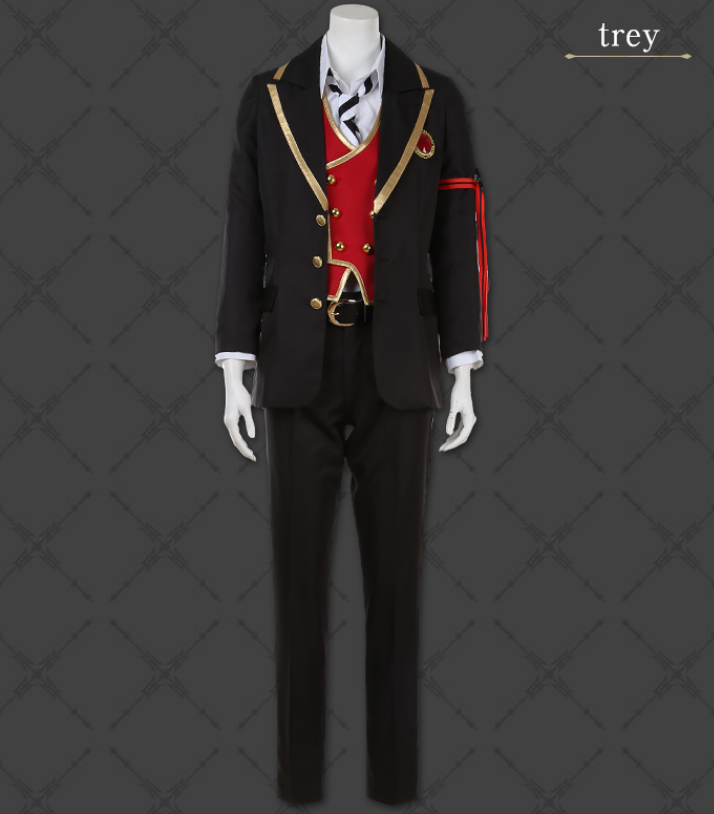 Twisted Wonderland Riddle/Trey/Deuce/Cater/Ace Cosplay Costume Uniform Outfit Halloween Carnival Costumes