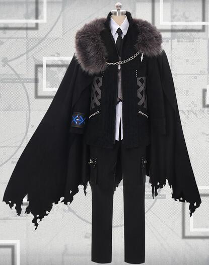 Arknights SilverAsh RHODES ISLAND Game Suit Gorgeous Uniform Cosplay Costume Party Outfit Full Set Ears Tail S-XXL