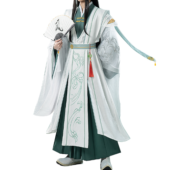 COS-HoHo Anime Heaven Official’s Blessing ShiQingXuan Tian Guan Ci Fu Handsome Ancient Uniform Cosplay Costume Men Party Suit