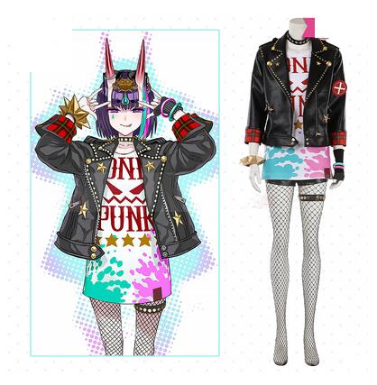 Fate Grand Order Shuten Douji Cosplay Costume Carnival Halloween Christmas Party Clothing