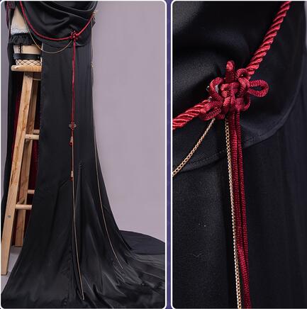 Genshin Impact Beidou Cosplay Ball Black Gowns Costume Fanart Costume Liyue Beidou