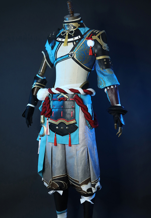 In Stock Game Genshin Impact Gorou Cosplay Costume Halloween Party Outfit For Men Suit Gorou Uniform Role Play XS-XXL