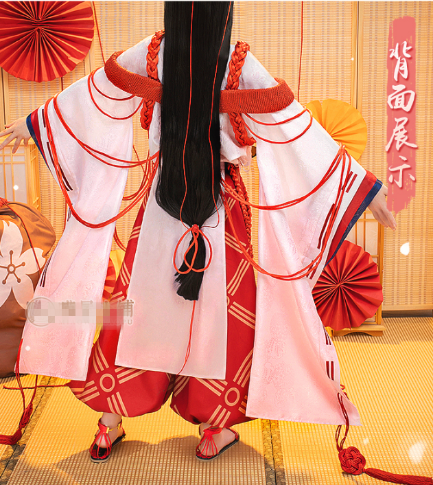 Game Onmyoji Destiny Yuan Jie Shen Cosplay Costume Woman Christmas Outfits Dress Kimono