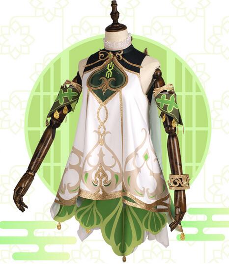 Genshin Impact Nahida Cosplay Costume Carnival Uniform Wig Anime Halloween Costumes Women Game Lesser Lord Kusanali