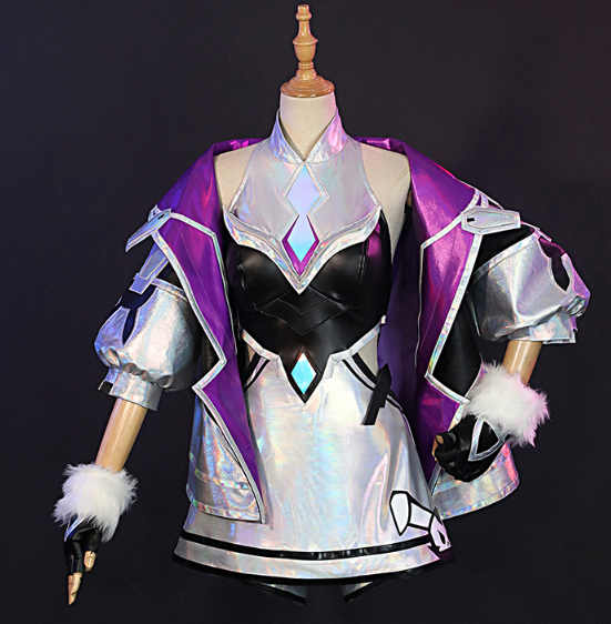 MsMay LOL Battle Bunny Miss Fortune Cosplay Costume Game LOL Cosplay Costume Sexy Women Dress Stocking Full Set New Skin