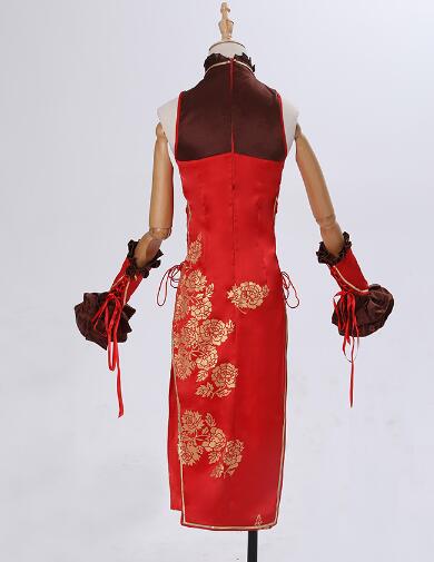 Date A Live Tokisaki Kurumi Cosplay Nightmare Anime Cos Spring Festival Cheongsam Costume Sets