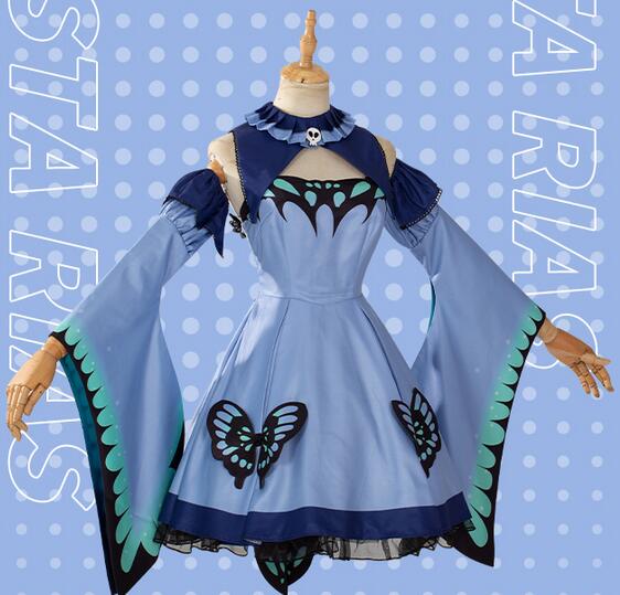 VTuber Hololive Uruha Rushia Outfits Anime Cosplay Costumes Dress Uniform Suit For Women Girl Dresses Set