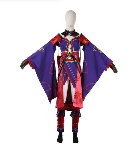 Fate Grand Order Miyamoto Musashi Cosplay Costume Carnival Halloween Christmas Party Clothing