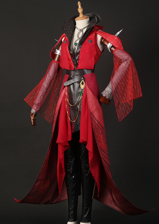 Game Naraka: Bladepoint Ning hongye Cosplay Costume Chinese Ancient Red Dress Women Party Suit Halloween Outfits Custom Made