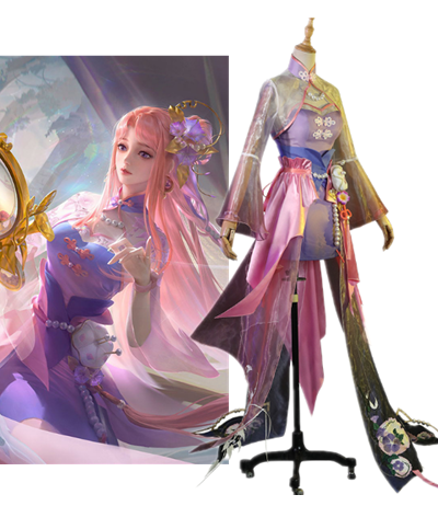 Honor Of Kings Cos Wang Zhao Jun Qixi Qiqiao Weaving Character Cosplay Ancient Style Cheongsam Game Costume Female Gift