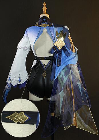 Genshin Impact Eula Cosplay Costume Uniform Cosplay Costume Women Halloween Party Outfit Game Suit Lovely Jumpsuits