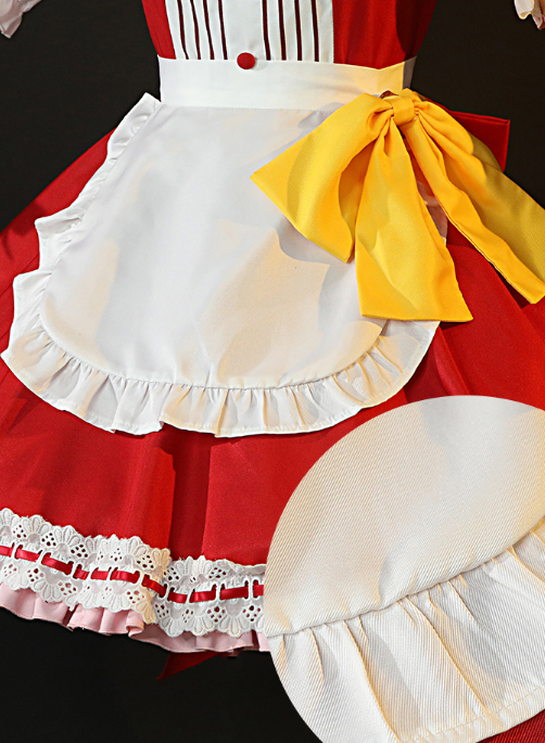 COWOWO Anime!Touhou Project Flandre Scarlet Halloween Maid Dress Lovley Uniform Cosplay Costume Party Role Play Outfit Women NEW
