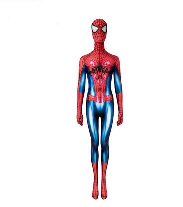 The Amazing Spider-man 2 Print Bodysuit Peter Parker Cosplay Spiderman Costume in Movie Halloween Adult Costume