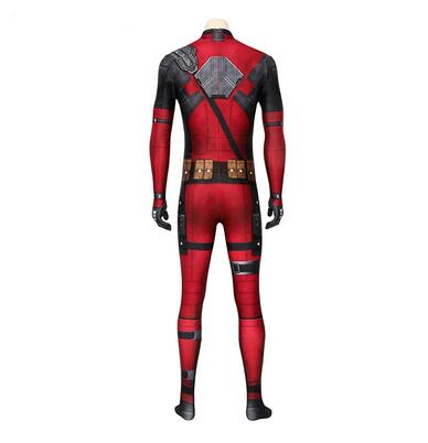 Deadpool Cosplay Costume Adult Tights Wade Winston Wilson Cosplay Stretch Jumpsuit Cosplay Halloween Superhero Costume
