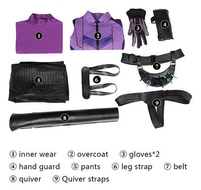 Kate Bishop Cosplay Costume Hawkeye1 Kate Bishop Costume Female Version Superhero Costume for Women Halloween