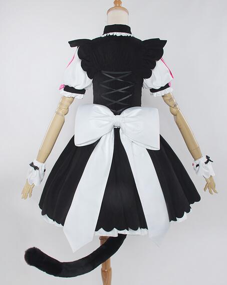 NEKOPARA Cosplay Chocola Maid Dress Costume Anime Game Chocola Vanilla Cat Neko Girl Women Outfits