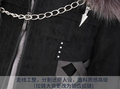 Arknights SilverAsh RHODES ISLAND Game Suit Gorgeous Uniform Cosplay Costume Party Outfit Full Set Ears Tail S-XXL