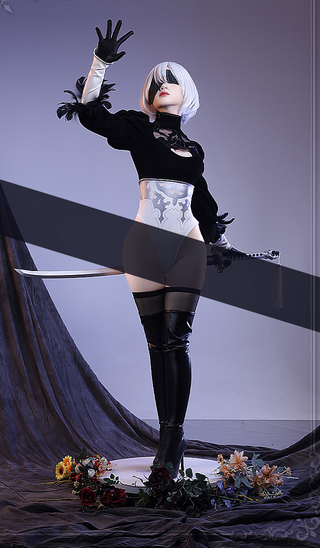 Game Cosplay NieR:Automata 2B Cosplay YoRHa No. 2 Type B Costume Women Halloween Costume NieR Black Uniform