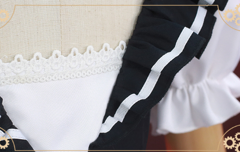 Anime Date A Live Cosplay Tokisaki Kurumi Maid Dress Cosplay Costume Halloween Costumes