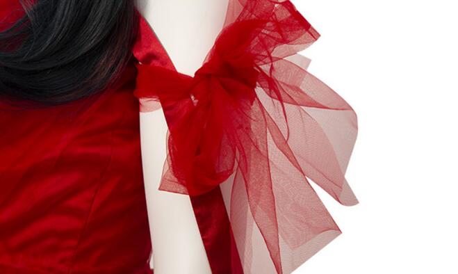 The Suicide Cosplay Squad Harley Cosplay Costume Quinn Women Red Dress Halloween Outfit Custom Made