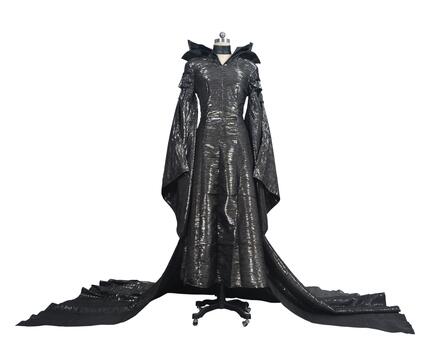 Deluxe Maleficent Costume Evil Queen Cosplay Outfit Ladies Fancy Dress Women Halloween Party