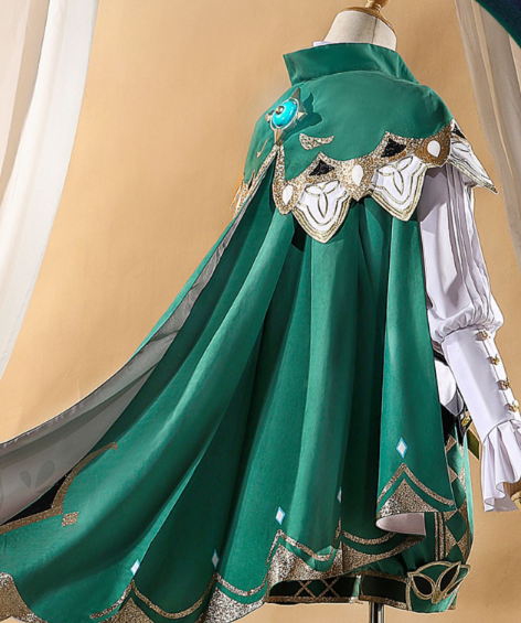 Genshin Impact Barbatos Venti Cosplay Costume Woman Game Venti Cosplay Outfits Costumes Dress