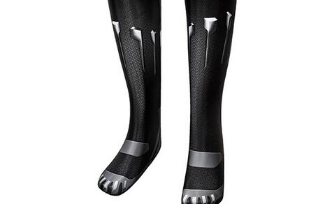 Movie Black Panther Cosplay Costume Kids Bodysuit Boy's Black Panther Muscle Costume Jumpsuit Bodysuit Halloween Cosplay Costume