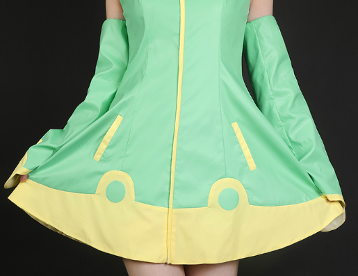 Lardoo Shugo Chara Cosplay Costume Anime Shugo Chara Cosplay Cute Frog Raincoat Dress