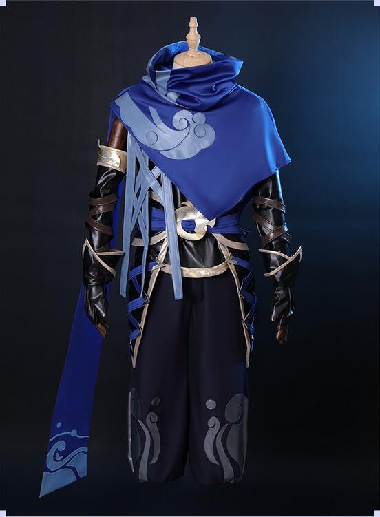 Honor of Kings Lan Cosplay Costumes Shark Hunter Combat Clothing Cos Sets