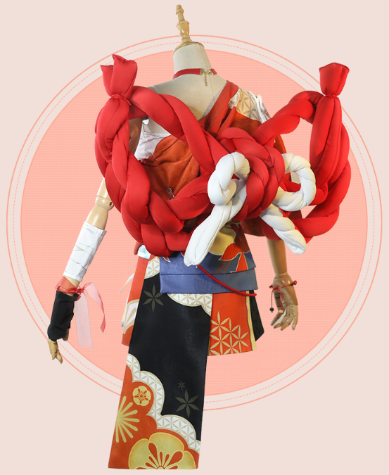 【In Stock】Cos-Mart Game Genshin Impact Yoimiya Cosplay Costume Female Combat Uniform Activity Party Role Play Clothing XS-XXL