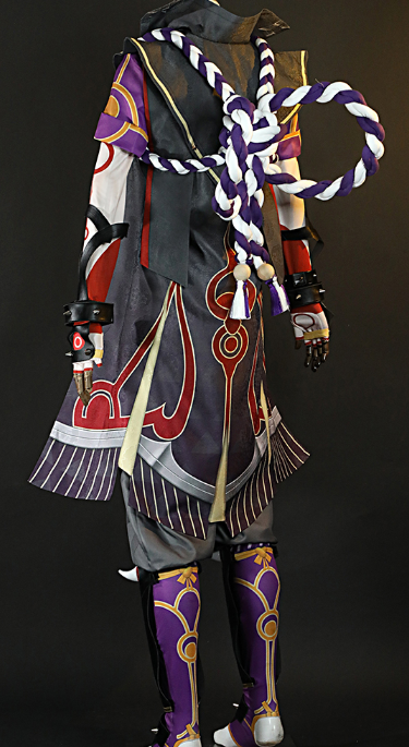 Game Genshin Impact Cosplay Arataki Itto Costume Halloween Party Outfit for Men Suit Arataki Itto Cosplay Role Play XS-XXL