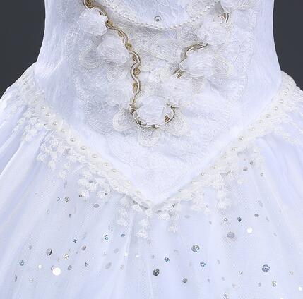 TOP QUALITY Costume Cosplay The White Queen Costume Dress wonderful Halloween Costumes For Women