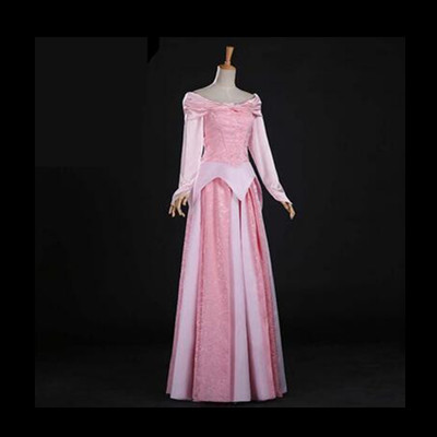 Top Quality Princess Aurora Cosplay Costume Dress For Adult Women Dress Custom-Made Free Shipping