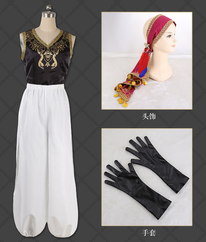 Game Twisted Wonderland Kalim Jamil Cosplay Costume Fancy Outfits Party Suit Halloween Carnival Uniforms Custom Made